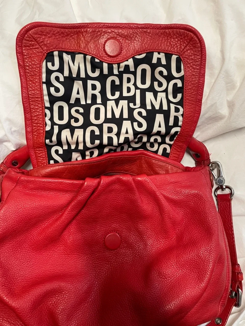 Marc Jacobs Leather Top-Handle Tote with Silver hardware - Picture 8 of 12